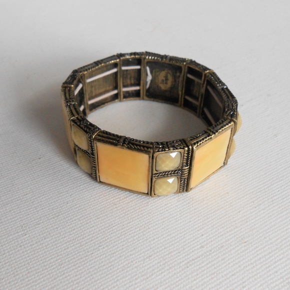 Lia Sophia Stretch Bracelet Yellow - Picture 2 of 2